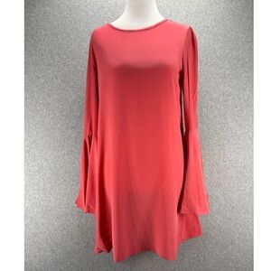 Elizabeth and James Silk Bell Sleeve Shift Dress Size S Ethereal whimsical retro